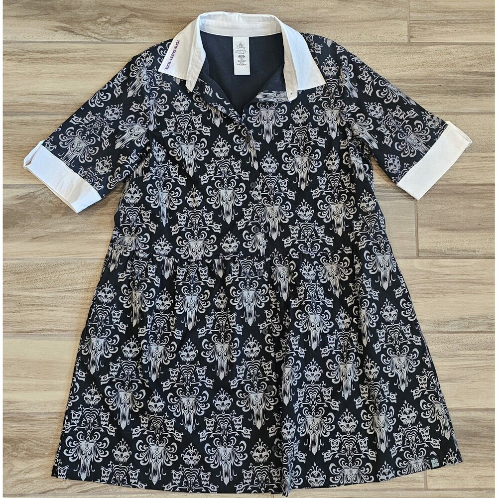 Disney Parks Haunted Mansion Wallpaper Glow in the Dark Dress Size large